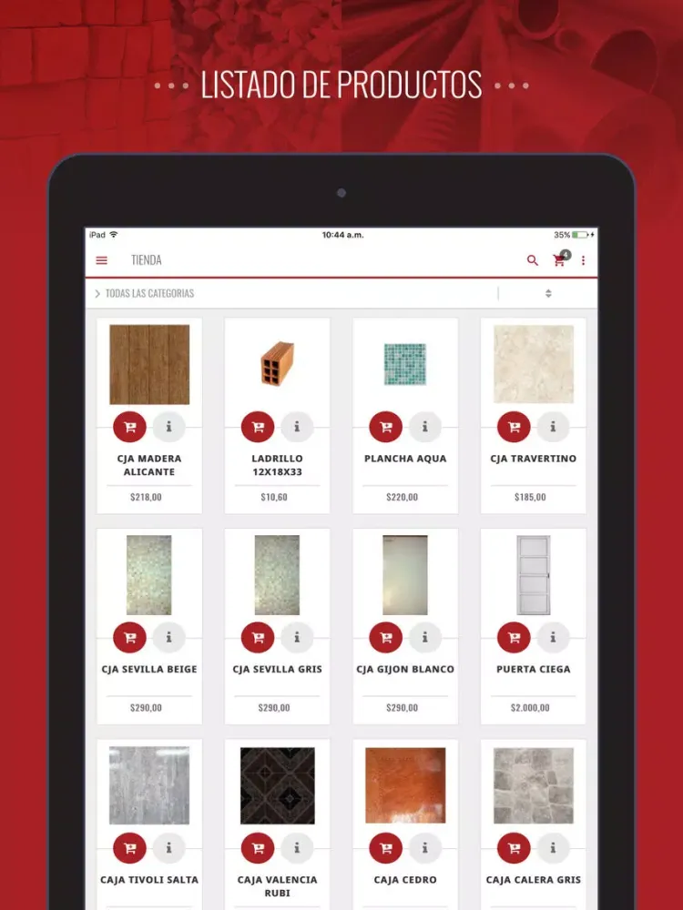 Tangkapan skrin Tienda De Ieso iPad 