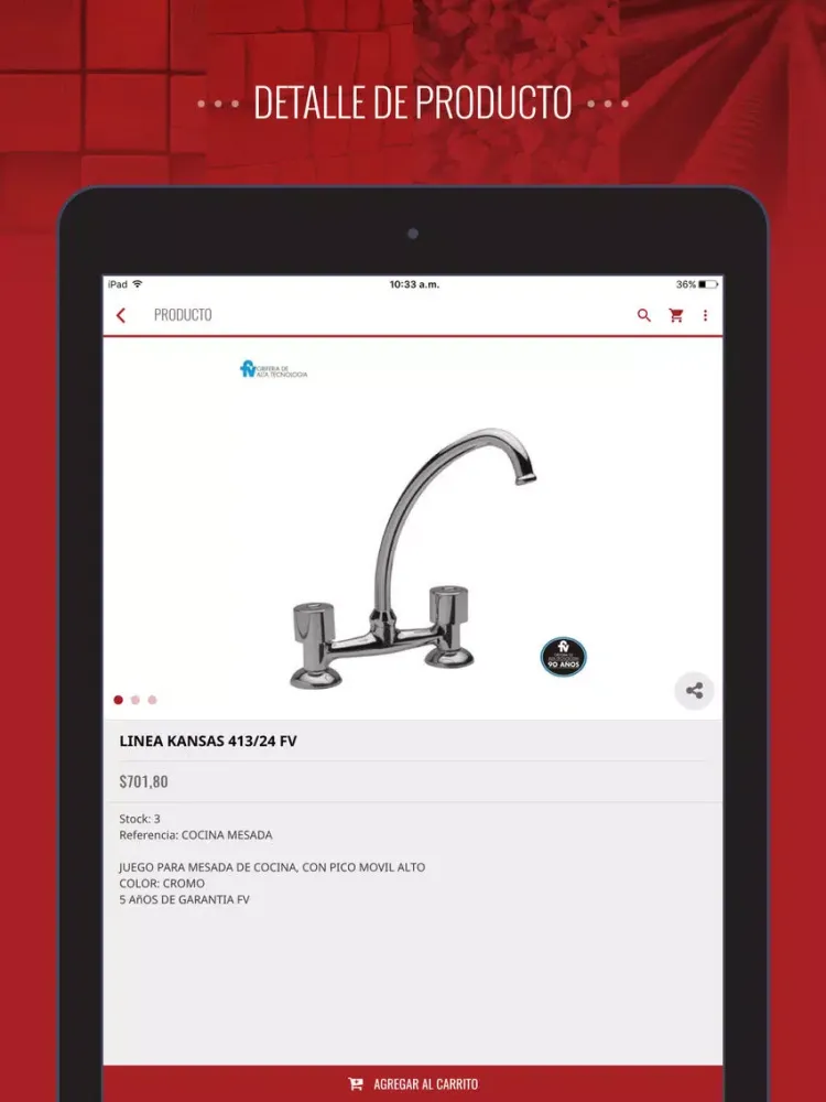 Tangkapan skrin Tienda De Ieso iPad 