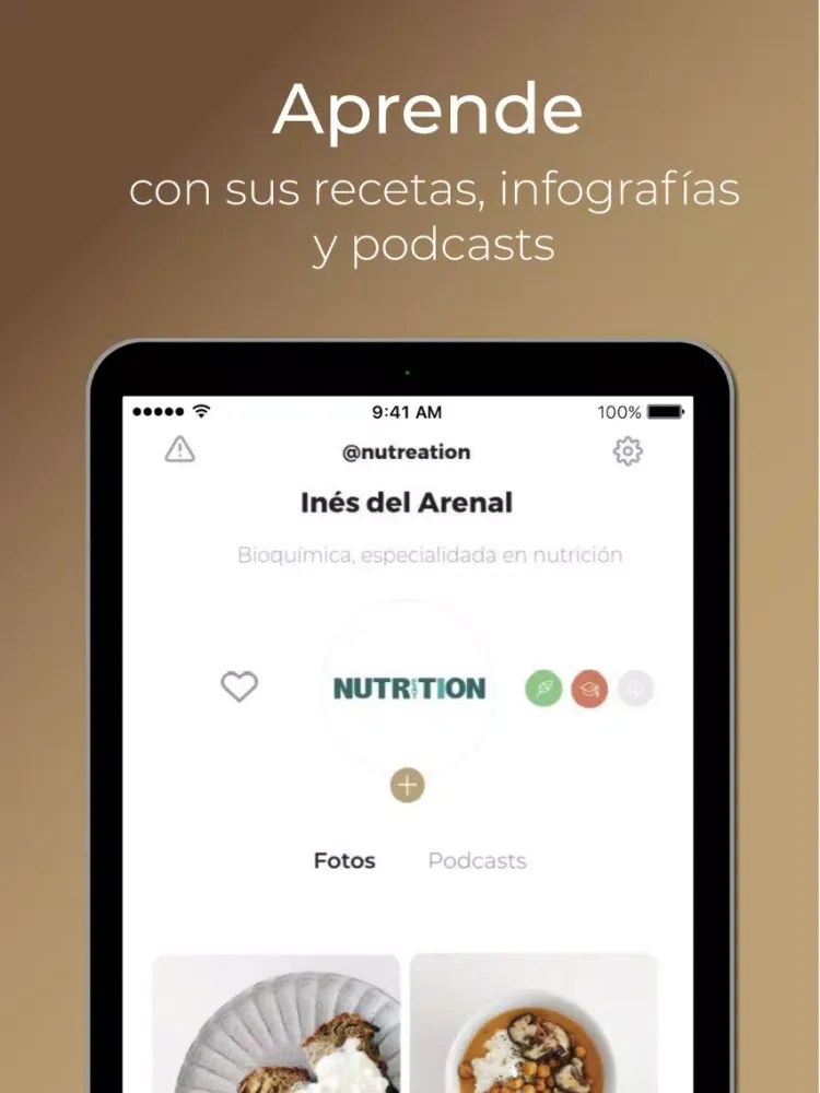 Ảnh chụp màn hình của Dënda - Alimenta tu conciencia iPad 