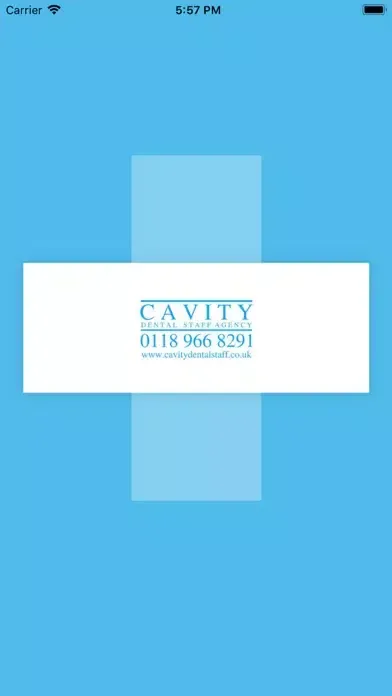 Capturas de pantalla de Cavity Dental Staff Agency App
