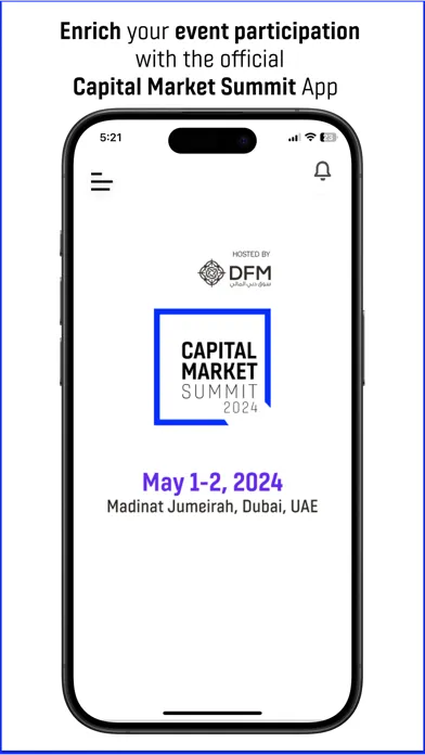Capturas de pantalla de Capital Market Summit 2024 App