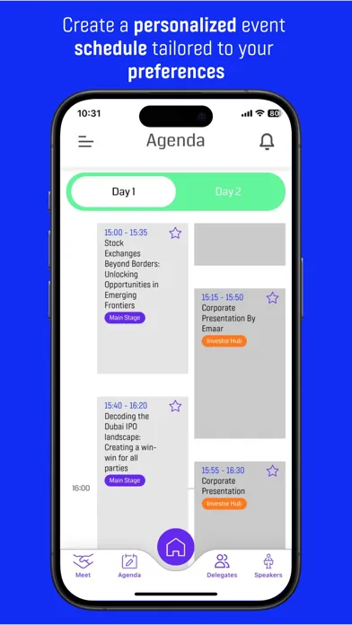 Capturas de pantalla de Capital Market Summit 2024 App