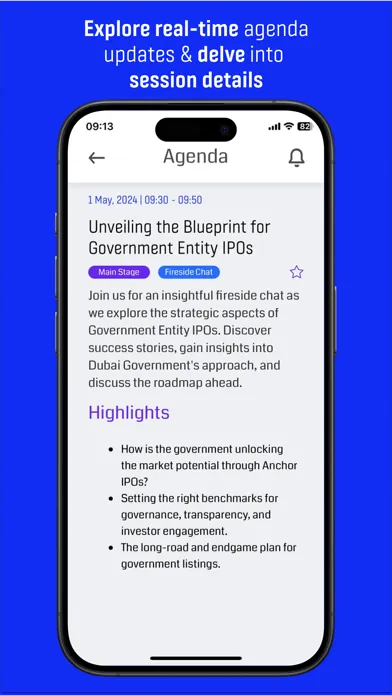 Capturas de pantalla de Capital Market Summit 2024 App