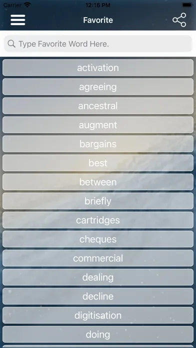 Zrzuty ekranu Hausa Dictionary Translator