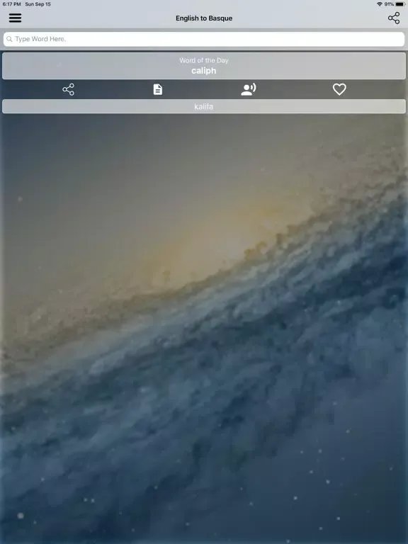 Capturas de pantalla de Basque Dictionary Translator iPad 