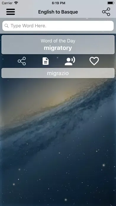 Capturas de pantalla de Basque Dictionary Translator
