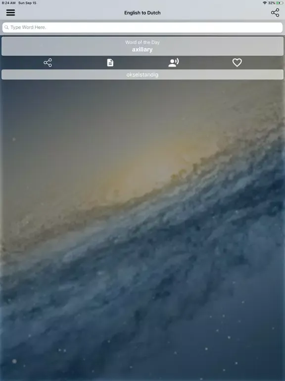 Dutch Dictionary Translator iPad  स्क्रीनशॉट