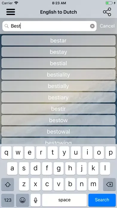Dutch Dictionary Translator स्क्रीनशॉट