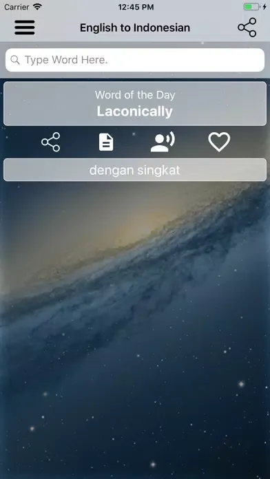 Скриншоты Indonesian Dictionary Trans