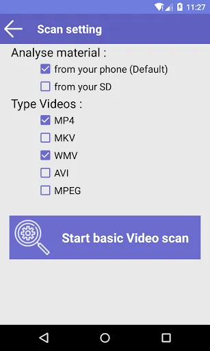 Tangkapan layar Disk Video Recovery
