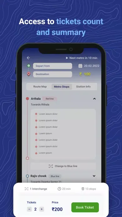Screenshot di DMRC Travel