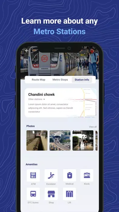 Screenshot di DMRC Travel