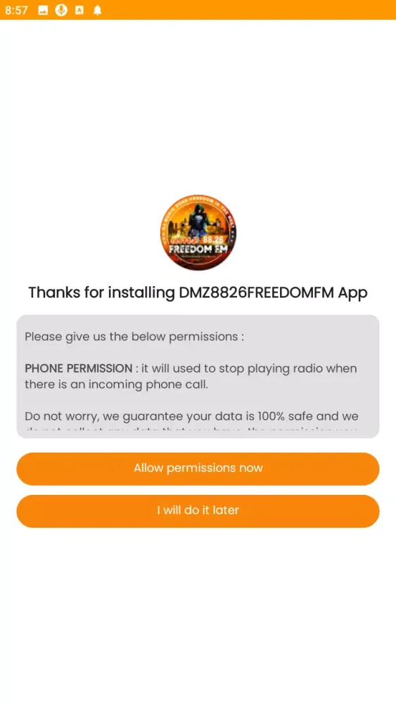 Скриншоты DMZ 88.26 FREEDOM FM