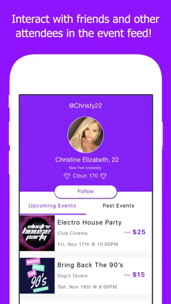 Zrzuty ekranu Down4 - College Event Finder