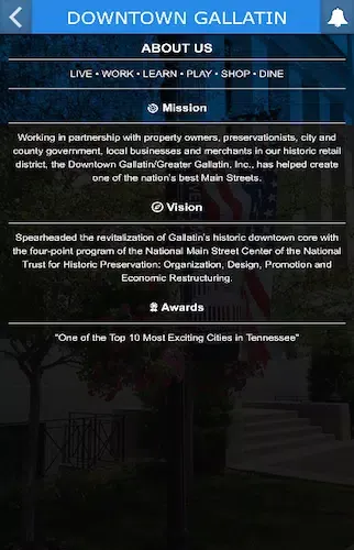 Capturas de tela do DOWNTOWN GALLATIN