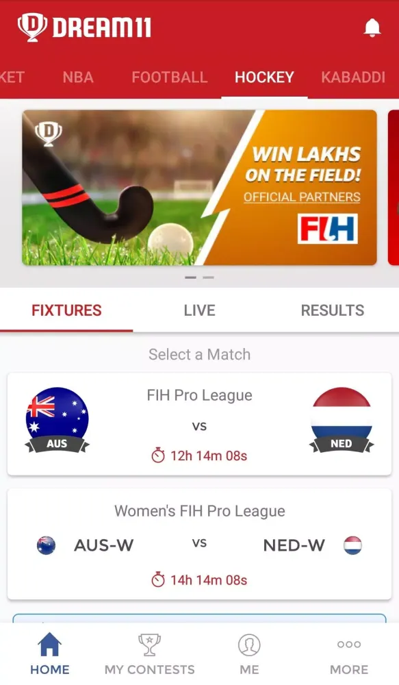Dream11 Screenshots