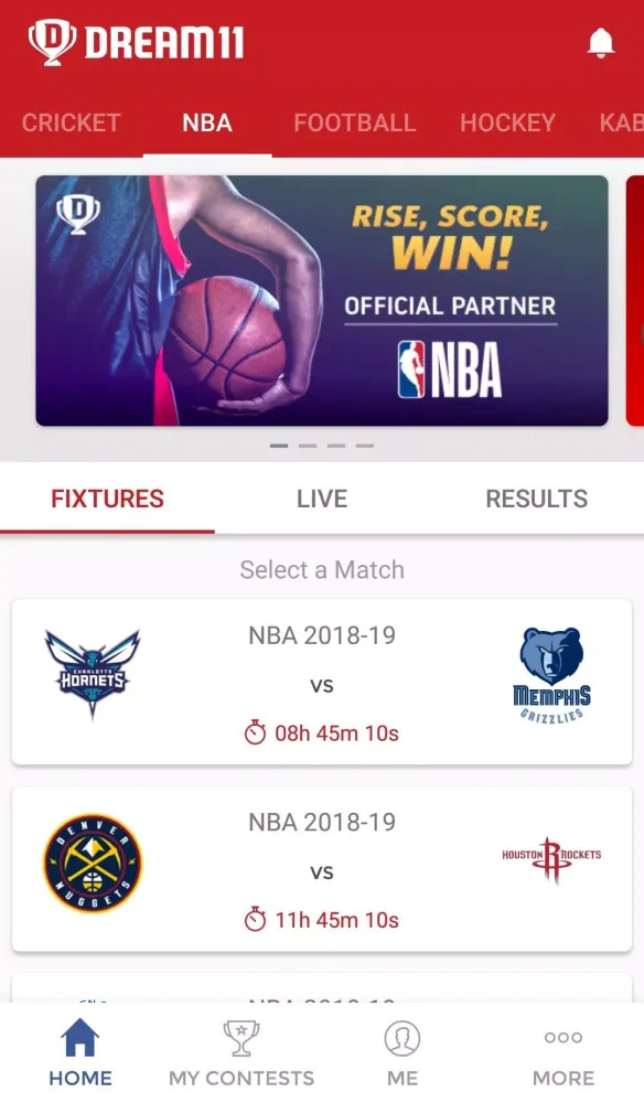 Dream11 Screenshots