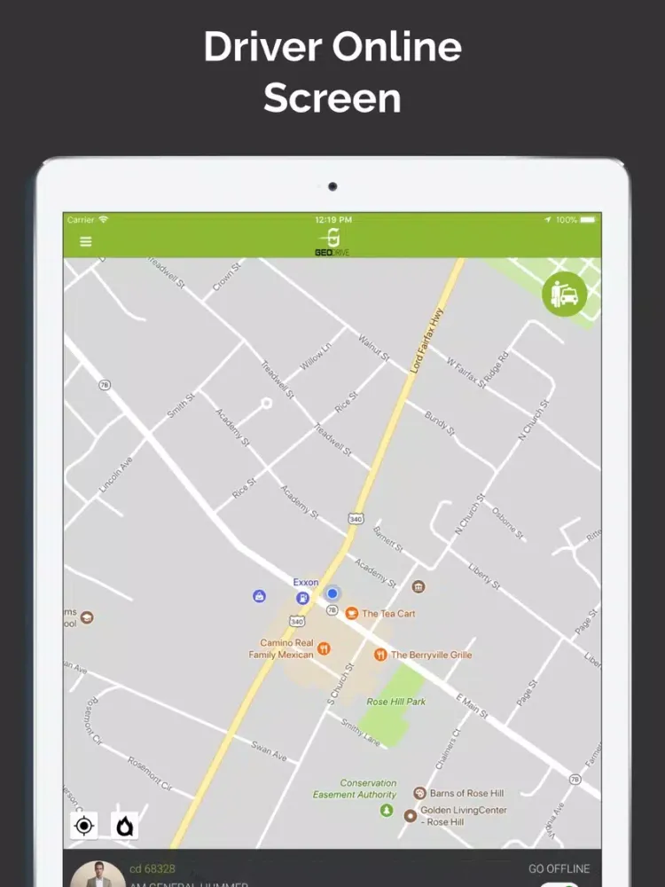 Tangkapan skrin UCRUZ DELIVERY DRIVER iPad 