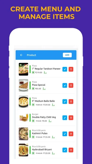 Easy Menu QR Screenshots