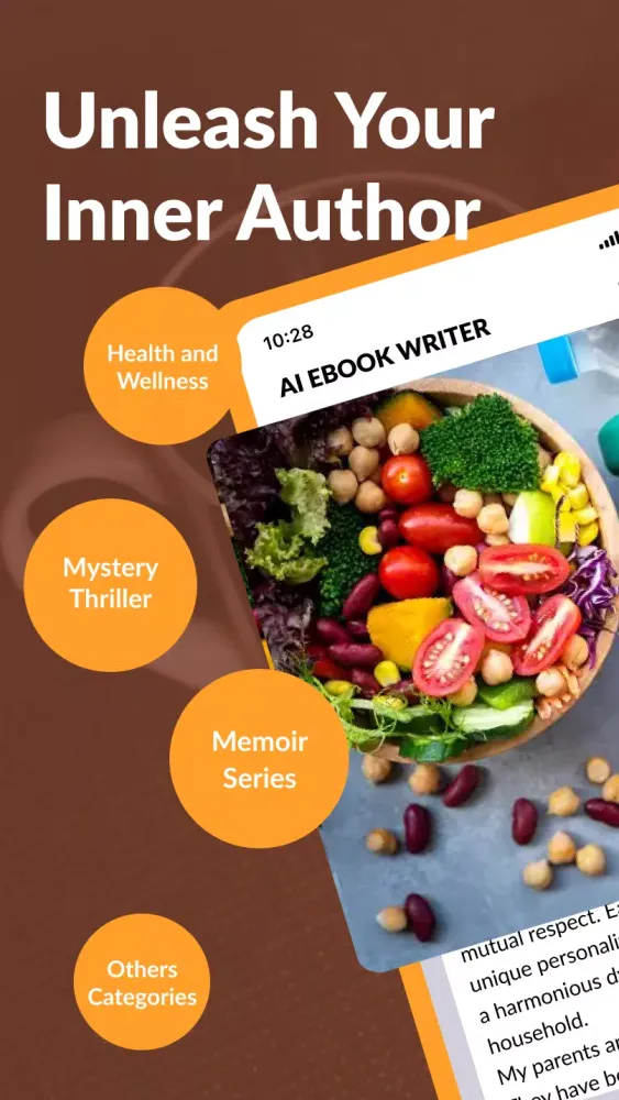 Capturas de tela do AI Ebook Writer - Write a Book