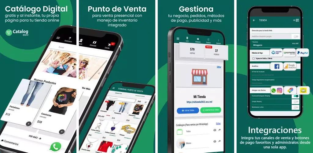 Скриншоты Catálogo Digital, Tienda y TPV