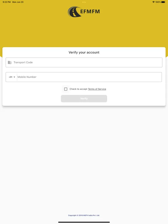Efmfm - Employee App iPad  स्क्रीनशॉट