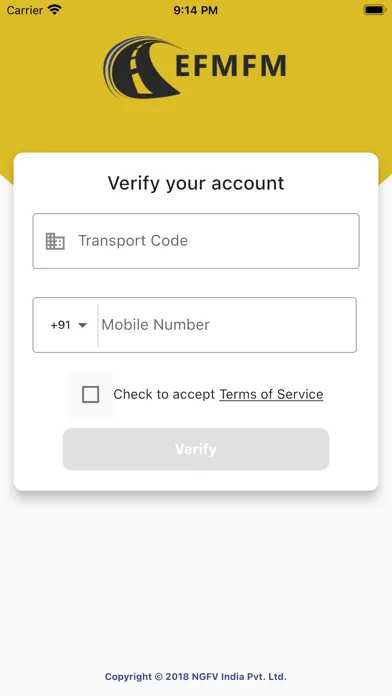 Efmfm - Employee App स्क्रीनशॉट