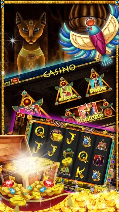 Скриншоты 'A New Riches of Ramses Slots:  Mystics Reels!