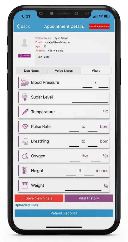 EZShifa Doctor Screenshots