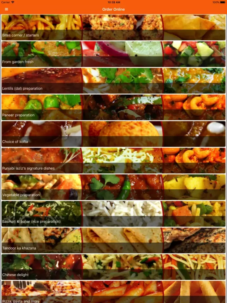 Punjabi Laziz - Online Order iPad  Screenshots
