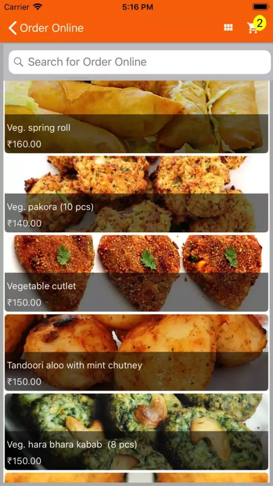 Punjabi Laziz - Online Order Screenshots