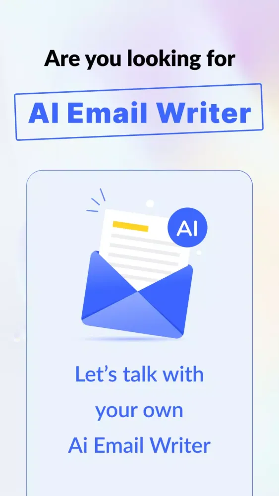Tangkapan skrin AI Email Writer