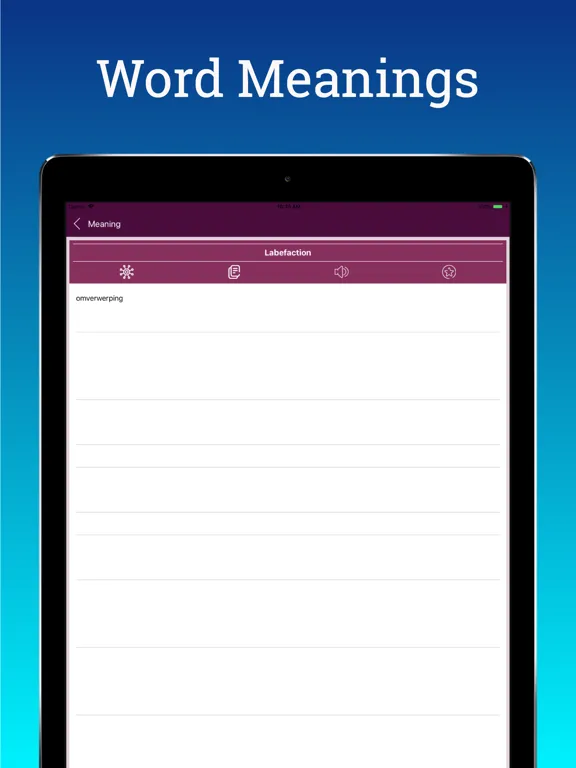 English Afrikaans Translator iPad 应用截图