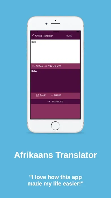 English Afrikaans Translator应用截图