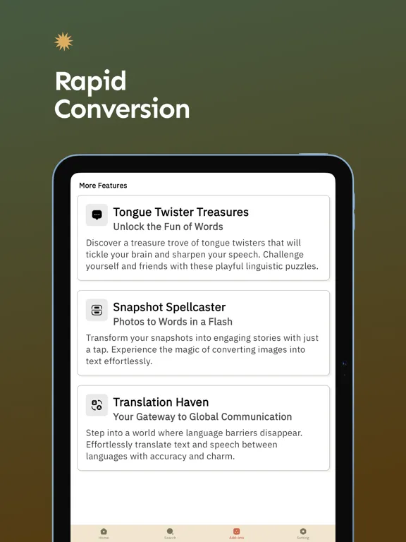 Capturas de tela do English to Bangla Translator iPad 