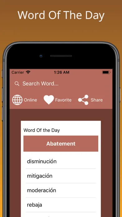Ảnh chụp màn hình của English to Espanol Translator