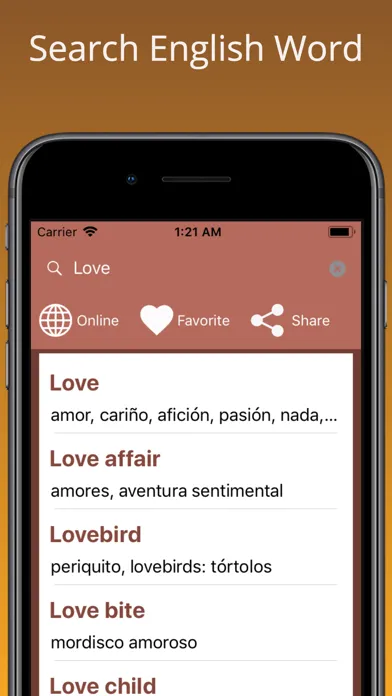 Ảnh chụp màn hình của English to Espanol Translator