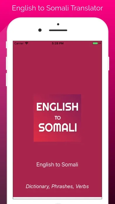 English Somali translator 스크린샷