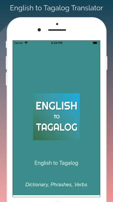 ภาพหน้าจอของ English-Tagalog Translator