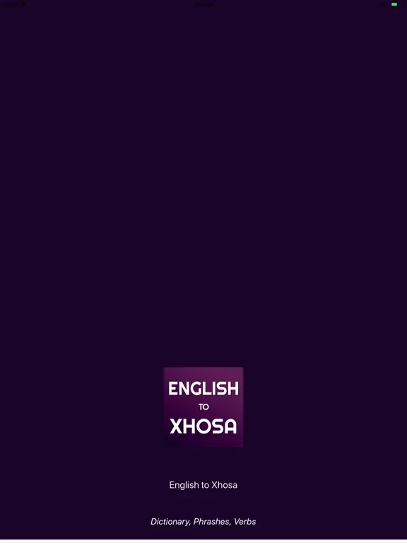 Capturas de pantalla de English to Xhosa Translator iPad 