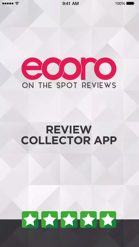 Capturas de tela do Eooro Review Collector