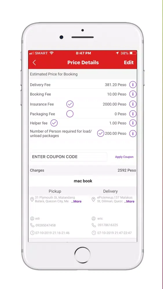 ePickMeUp Logistics Shipper應用截圖