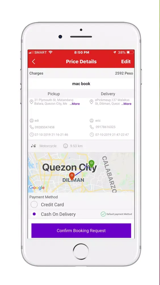 ePickMeUp Logistics Shipper應用截圖