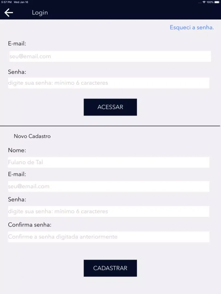 Antena Esportiva iPad 应用截图
