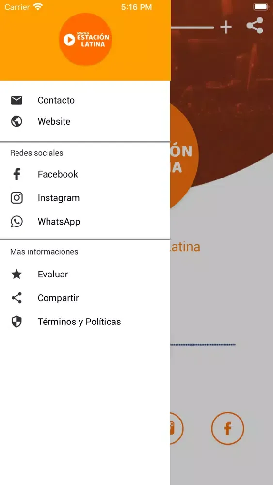Radio Estación Latina Ekran Görüntüleri
