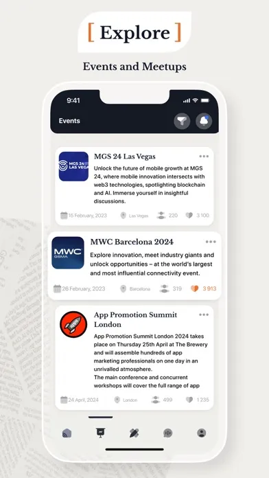 Скриншоты MMP: News, Jobs, Events & Chat