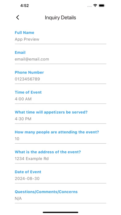 Tangkapan layar Evently - Vendor Marketplace