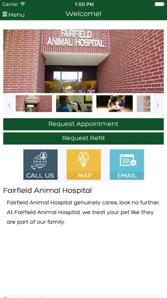 Скриншоты Fairfield Animal Hospital