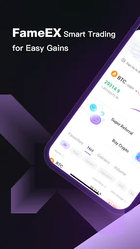 ภาพหน้าจอของ FameEX: Buy Bitcoin & Crypto