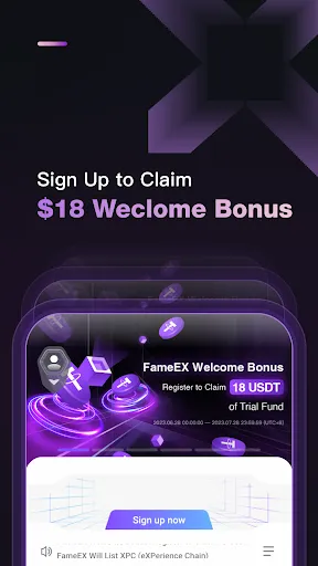 ภาพหน้าจอของ FameEX: Buy Bitcoin & Crypto